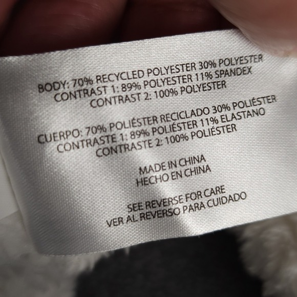 Eddie Bauer Women XL Sherpa Fleece Snap Neck Pullover Ivory Cream Cozy - Picture 9 of 11